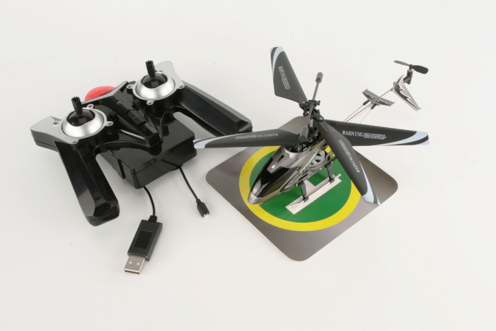 ANSMANN HyCell Mini Helikopter Infrarot Gyro Hubschrauber ferngesteuert